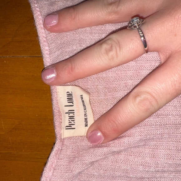 Sophie and Trey Pink Flounce Blouse Medium - Picture 3 of 4